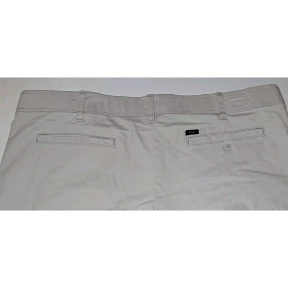 Lee NEW Men's Beige Active Stretch Motion Flex Slim Straight Pants 42x30 - Picture 3 of 8
